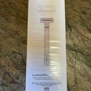 Lumina NRG Mini Glow Facial Tool 4-1 Red Light, Heat, Microcurrents & Vibrations